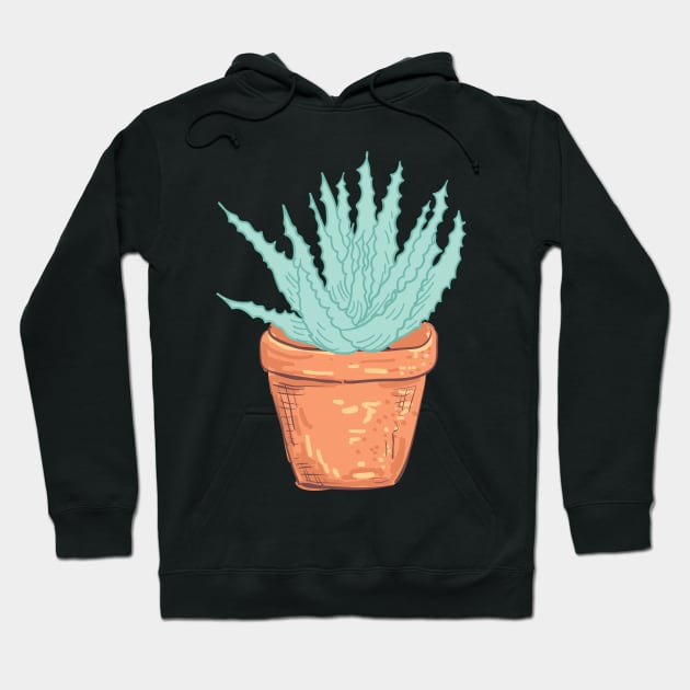 Spiky Cactus Hoodie by SWON Design